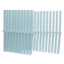 Rejilla curva de 33.5cms por 3.5cms   (1metro)