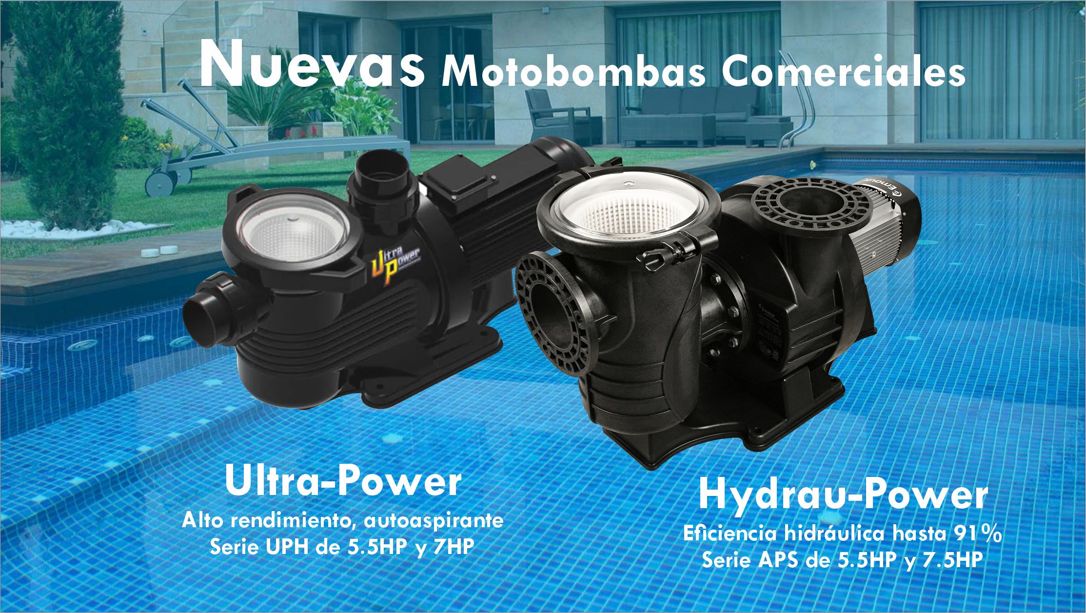 Motobombas comerciales